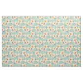 Gelbe Blumen. Aquarellgarten 1 Stoff (Yard (91,4 cm))