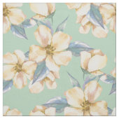 Gelbe Blumen. Aquarellgarten 1 Stoff (Muster)