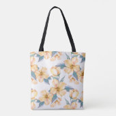 Gelbe Blumen. Aquarellgarten 2 Tasche (Rückseite)