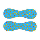 Gelbe Blumen auf blau Baseball (Paneele)