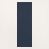 Gelbe Blumen auf Navy Blue-Hintergrund Monogram Yogamatte (Rückseite)