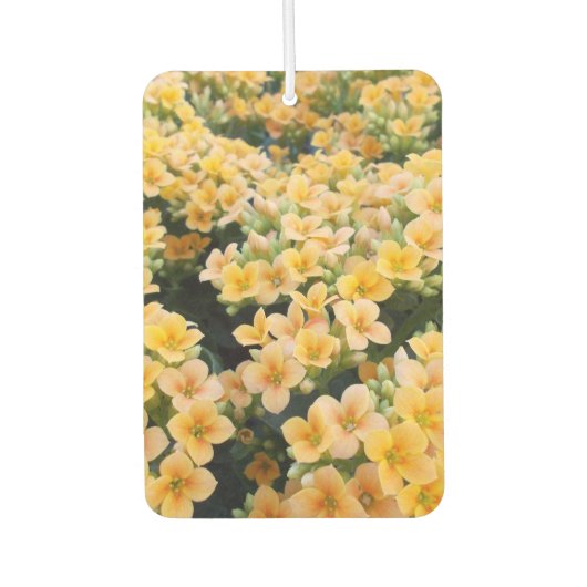 Gelbe Blumen Autolufterfrischer (Vorderseite)