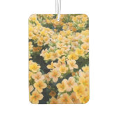 Gelbe Blumen Autolufterfrischer (Rückseite)