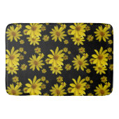 Gelbe Blumen Badematte (Vorderseite)