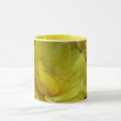Gelbe Blumen Blume Petals Art Tasse Cup (Zentrum)