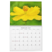 Gelbe Blumen Blumenkalender Kalender (Feb 2027)