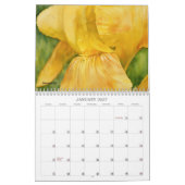 Gelbe Blumen Blumenkalender Kalender (Jan 2027)