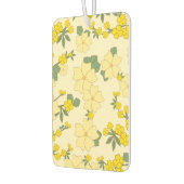 Gelbe Blumen, Blumenmuster, Muster von Blume Autolufterfrischer (Links)