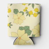 Gelbe Blumen, Blumenmuster, Muster von Blume Dosenkühler (Vorderseite)