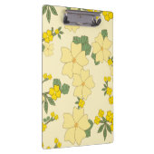Gelbe Blumen, Blumenmuster, Muster von Blume Klemmbrett (Rechts)