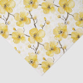 Gelbe Blumen Brautparty Seidenpapier (Ausschnitt)