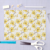 Gelbe Blumen Brautparty Seidenpapier (Handwerk)