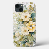 Gelbe Blumen Case-Mate iPhone Hülle (Rückseite)