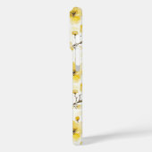 Gelbe Blumen Case-Mate iPhone Hülle (Rückseite / Links)
