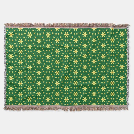 Gelbe Blumen Decke (Vorderseite)