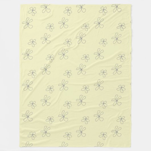 gelbe Blumen Decke (Vorderseite)