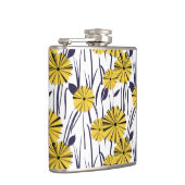 Gelbe Blumen Flachmann (Rechts)