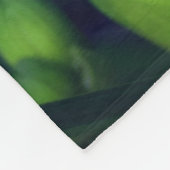 Gelbe Blumen Fleecedecke (Ecke)