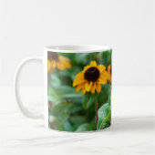 Gelbe Blumen Foto Tasse (Links)