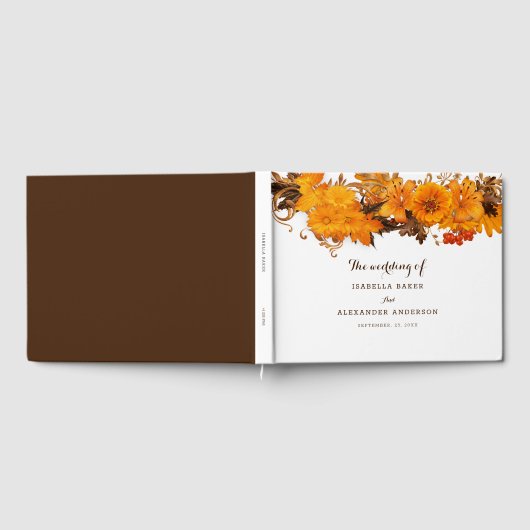 Gelbe Blumen Gästebuch (Voll)