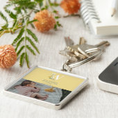 Gelbe Blumen Geburtsstadien Geburtsankündigung Schlüsselanhänger (Seite)