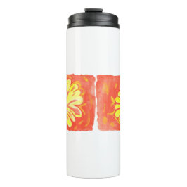 Gelbe Blumen - Gelbe Blumen Thermosbecher