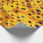 gelbe Blumen Geschenkpapier (Ecke)