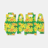 Gelbe Blumen Geschenkschachtel (Ungefaltet)