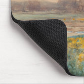 Gelbe Blumen Grau Day, 1911 Mousepad (Ecke)
