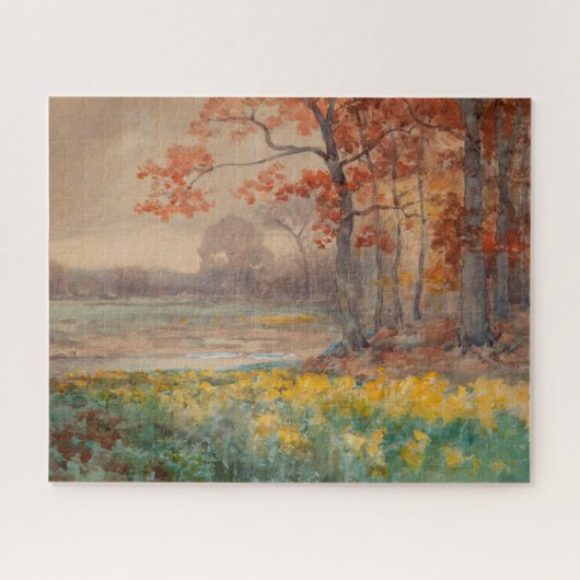 Gelbe Blumen Grau Day, 1911 Puzzle (Horizontal)