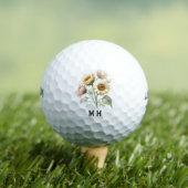 Gelbe Blumen Hübsch Weibchen Ursprünglich Golfball (Insitu T-Shirt)
