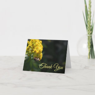 Gelbe Blumen Hummeln Natur Fotografie Karte