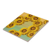 Gelbe Blumen im Frühling Fliese (Seite)