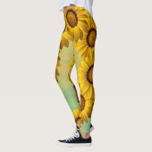 Gelbe Blumen im Frühling Leggings (Links)