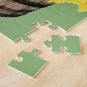 gelbe Blumen in einem Korb Puzzle (Seite)
