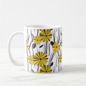 Gelbe Blumen Kaffeetasse (Links)