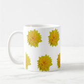 Gelbe Blumen Kaffeetasse (Links)