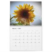 Gelbe Blumen Kalender (Feb 2027)