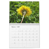 Gelbe Blumen Kalender (Feb 2027)