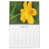 Gelbe Blumen Kalender Künstlerische Fotografie (Jan 2026)