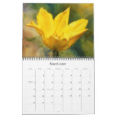 Gelbe Blumen Kalender Künstlerische Fotografie (Mär 2026)
