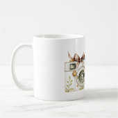 Gelbe Blumen Kamera Bogen Kaffeetasse (Links)