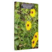 Gelbe Blumen Klemmbrett (Rechts)