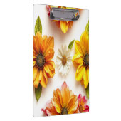 gelbe Blumen Klemmbrett (Rechts)