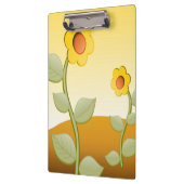 GELBE BLUMEN KLEMMBRETT (Links)