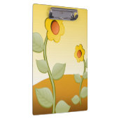 GELBE BLUMEN KLEMMBRETT (Rechts)