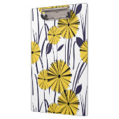 Gelbe Blumen Klemmbrett (Links)