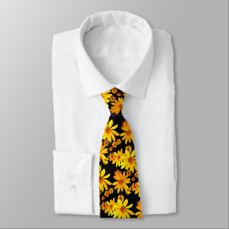 Gelbe Blumen Krawatte