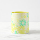 GELBE BLUMEN KÜCHE TASSE SETS (Zentrum)