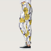 Gelbe Blumen Leggings (Links)